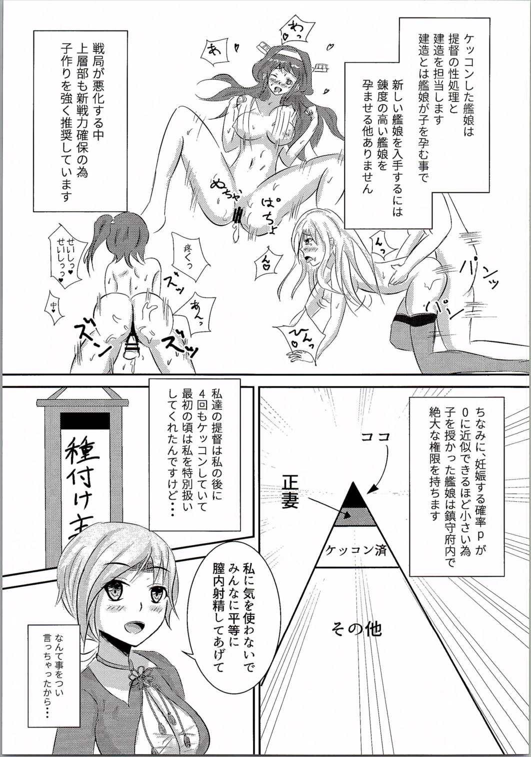 Bigbooty Kyou kara Chitose Shuukan! - Kantai collection Cuminmouth - Page 4