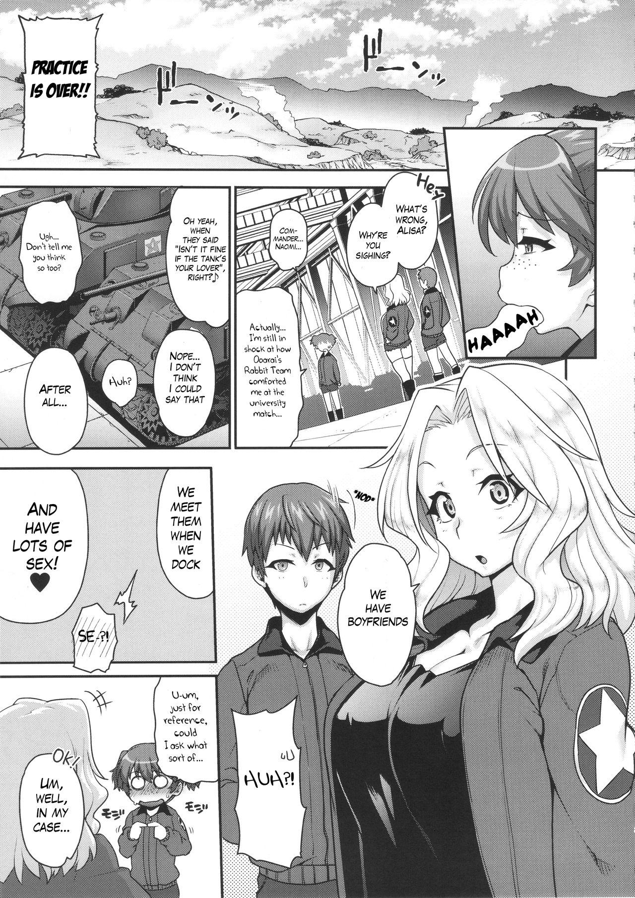 Gay 3some Go Ahead!! Kore ga Watashi no Doctrine - Girls und panzer Fake - Page 4