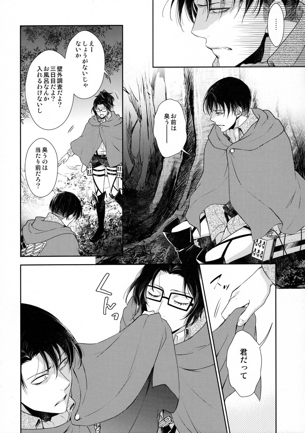 Shemale Nokoru Kehai - Shingeki no kyojin Monster Dick - Page 10