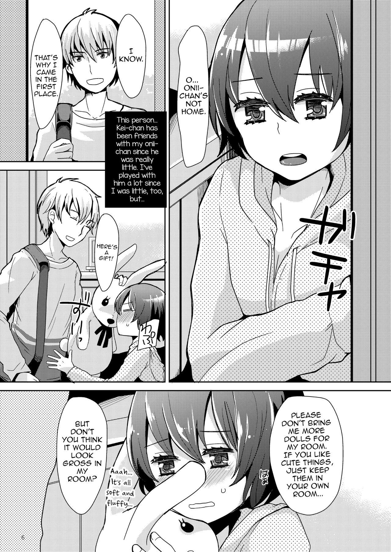 Sextape [P-ME (Sakai Ringo)] Kei-chan wa Onii-chan no Tomodachi [English] [Digital] Reverse - Page 6