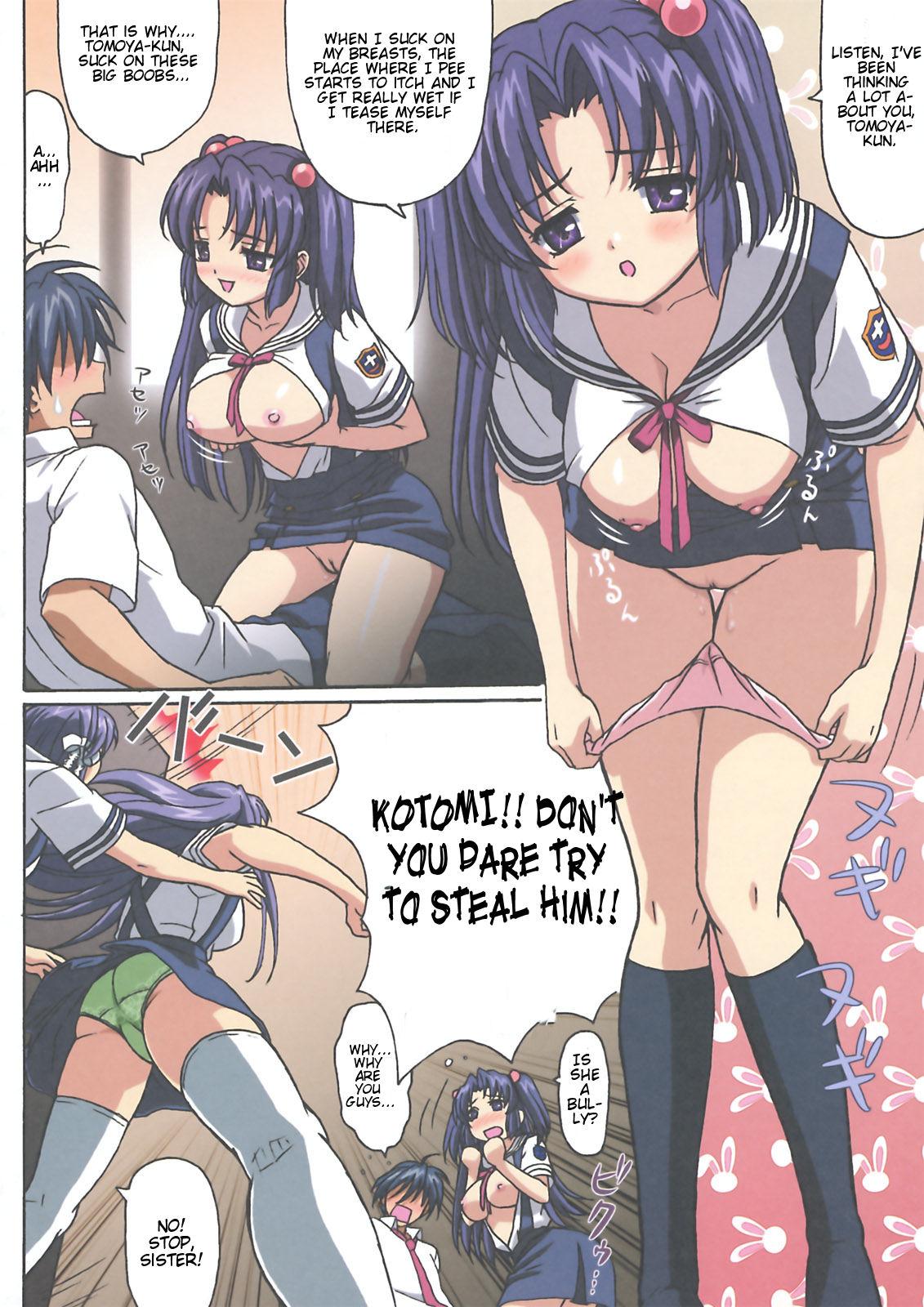 Ball Sucking Minna de Nakayoku - Clannad Africa - Page 3