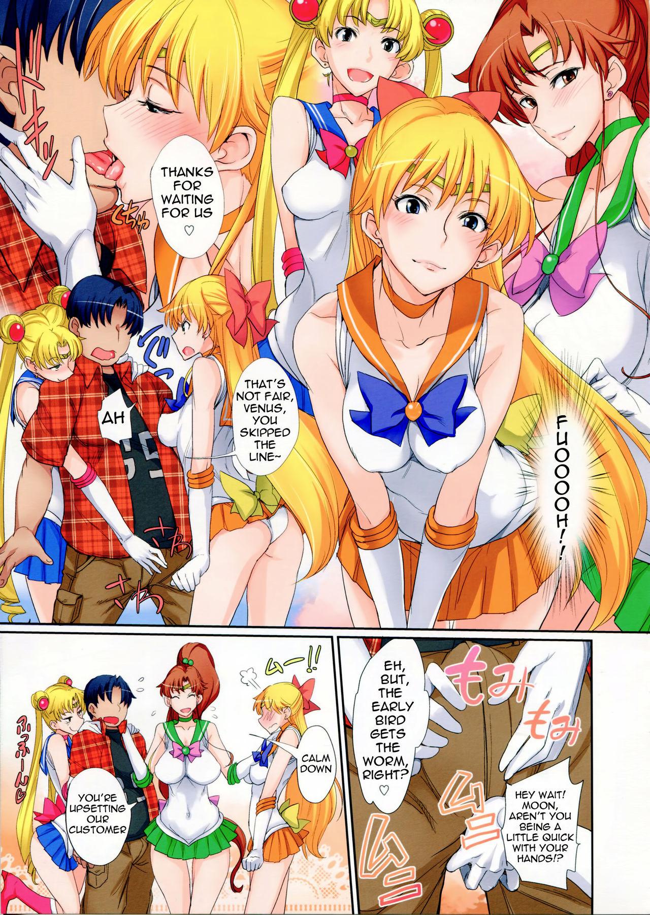 Piss Getsu Ka Sui Moku Kin Do Nichi Full Color 2 Hotel Venus Shucchou Hen - Sailor moon Cornudo - Page 4