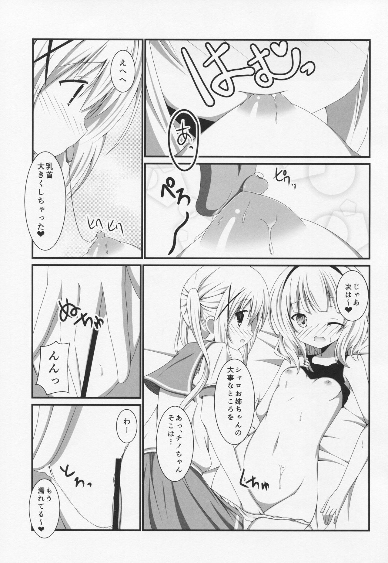 Nalgas Panic X Panic - Gochuumon wa usagi desu ka Gay Rimming - Page 8