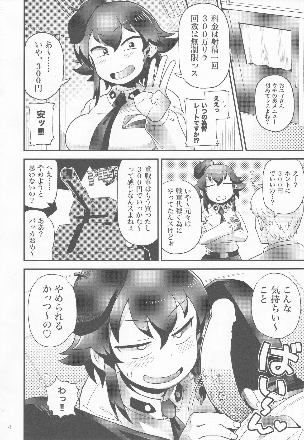 Pervert Anzio Meibutsu Ippatsu 300-man Lira - Girls und panzer Swedish - Page 3