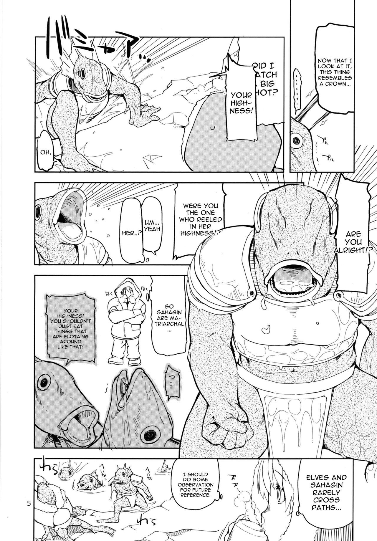 Horny Sluts Dosukebe Elf no Ishukan Nikki 3 Face Fuck - Page 7