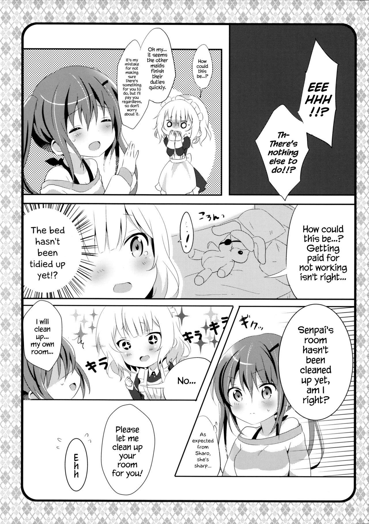 Pick Up Maid Sharo ga Gohoushi Shimasu | Maid Sharo Will Serve You - Gochuumon wa usagi desu ka Titten - Page 6