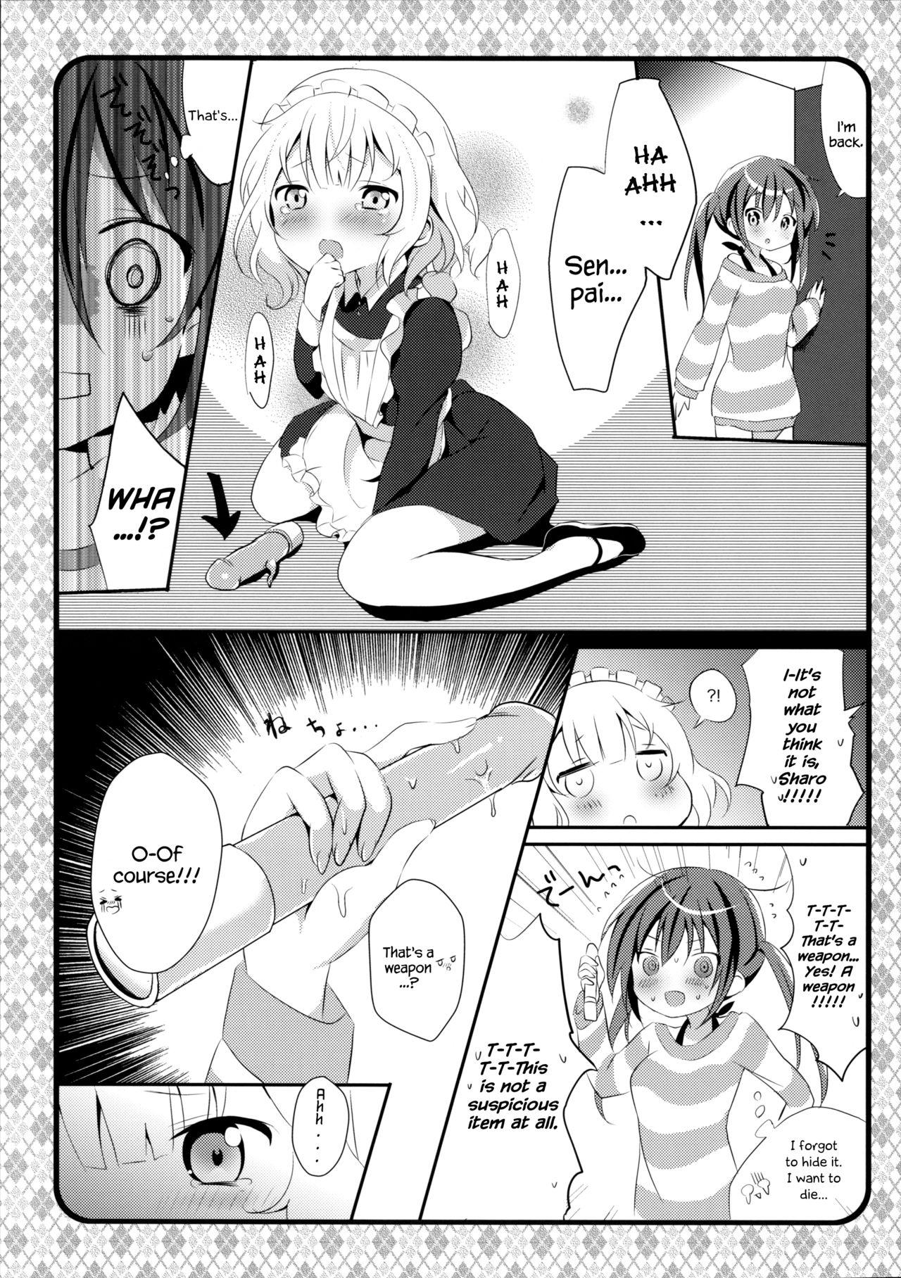 Pick Up Maid Sharo ga Gohoushi Shimasu | Maid Sharo Will Serve You - Gochuumon wa usagi desu ka Titten - Page 9