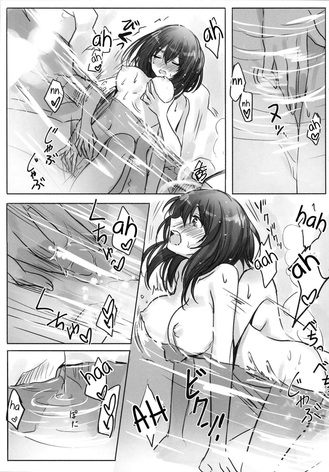 Dick Sucking Porn Kanade-san, Onsen ni Issho ni Hairimasenka | Kanade, Shall We Take A Bath? - The idolmaster Rubdown - Page 12