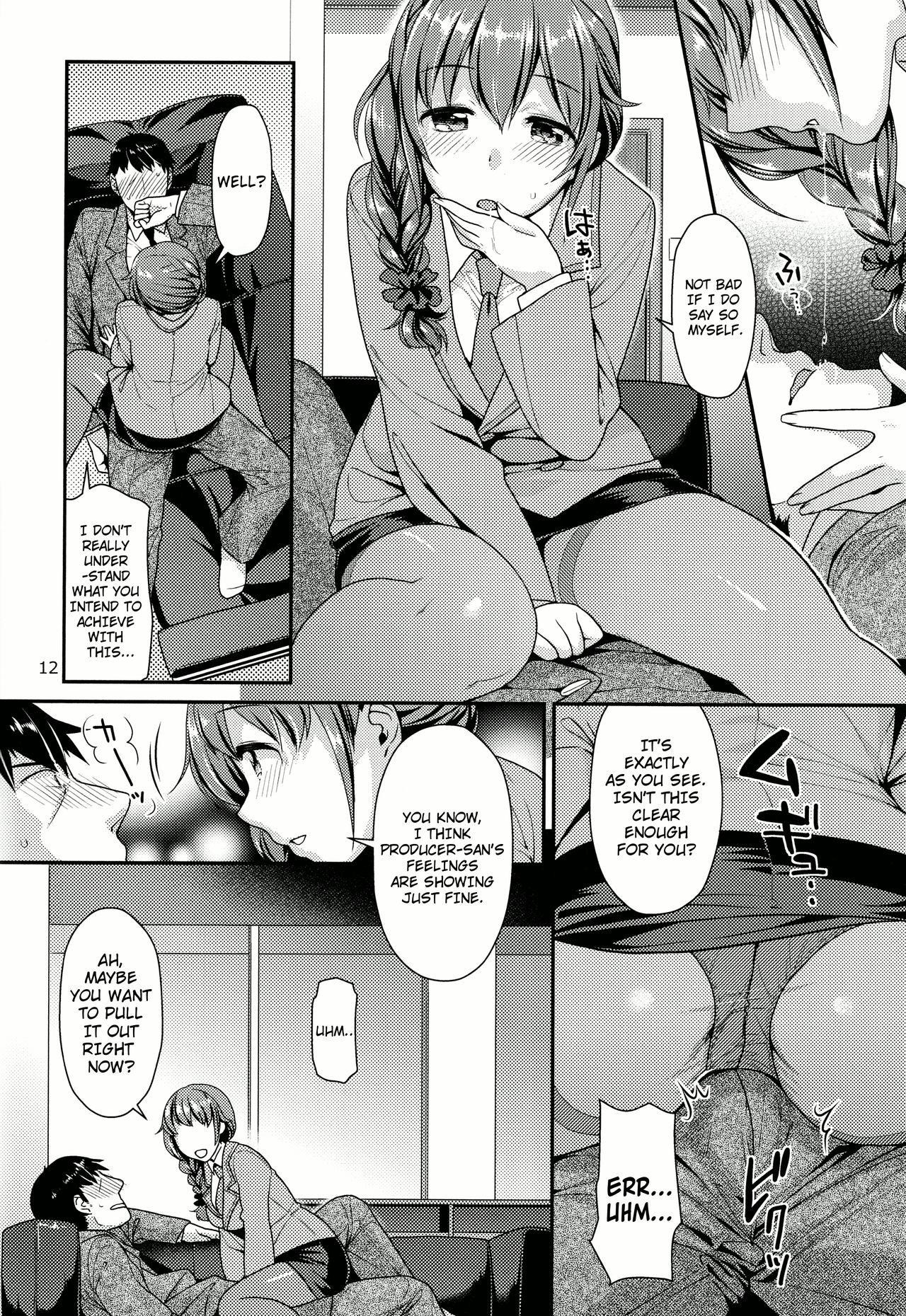Realsex Tsumasakidachi no Koi - The idolmaster Black Dick - Page 11