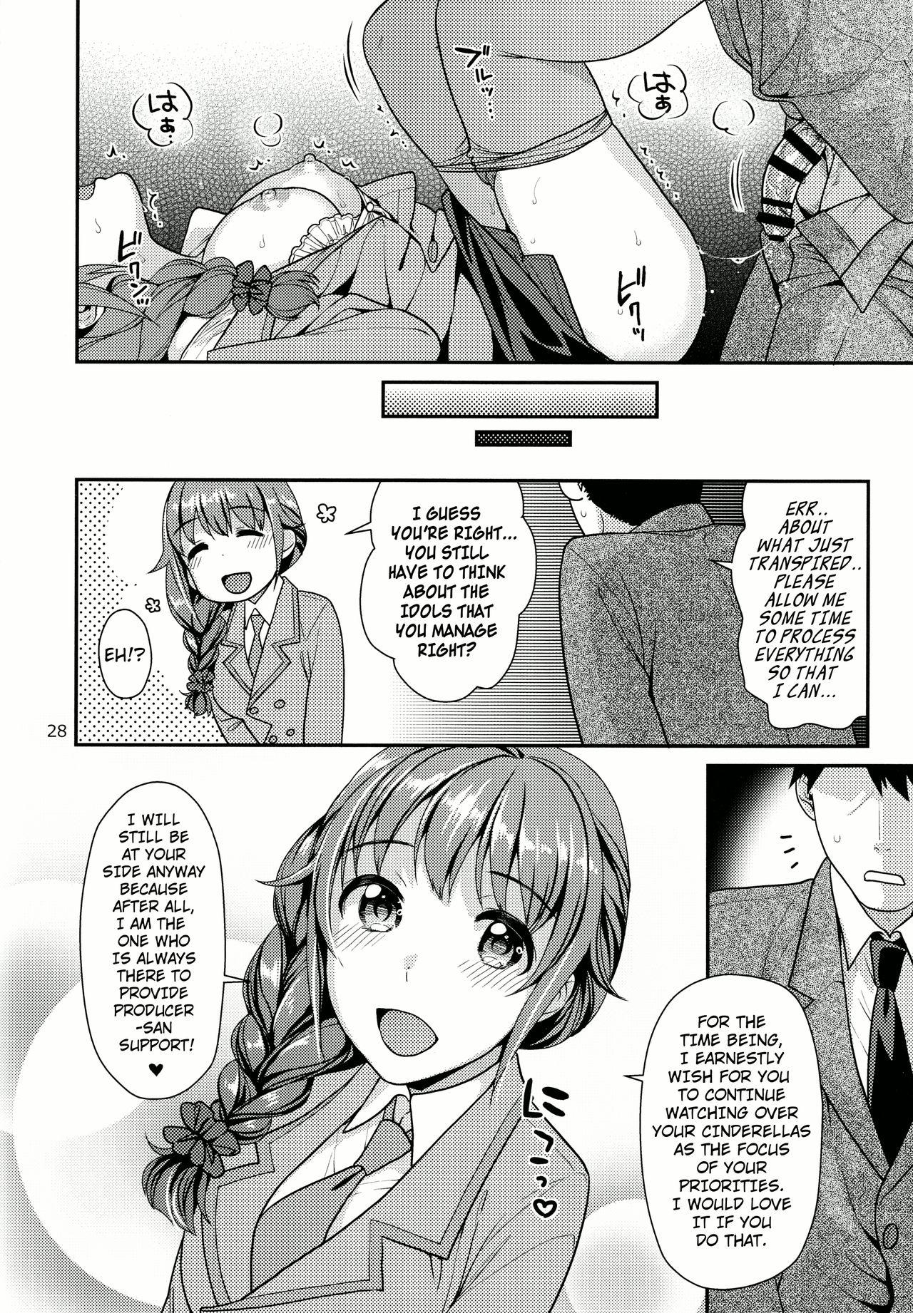 Realsex Tsumasakidachi no Koi - The idolmaster Black Dick - Page 27