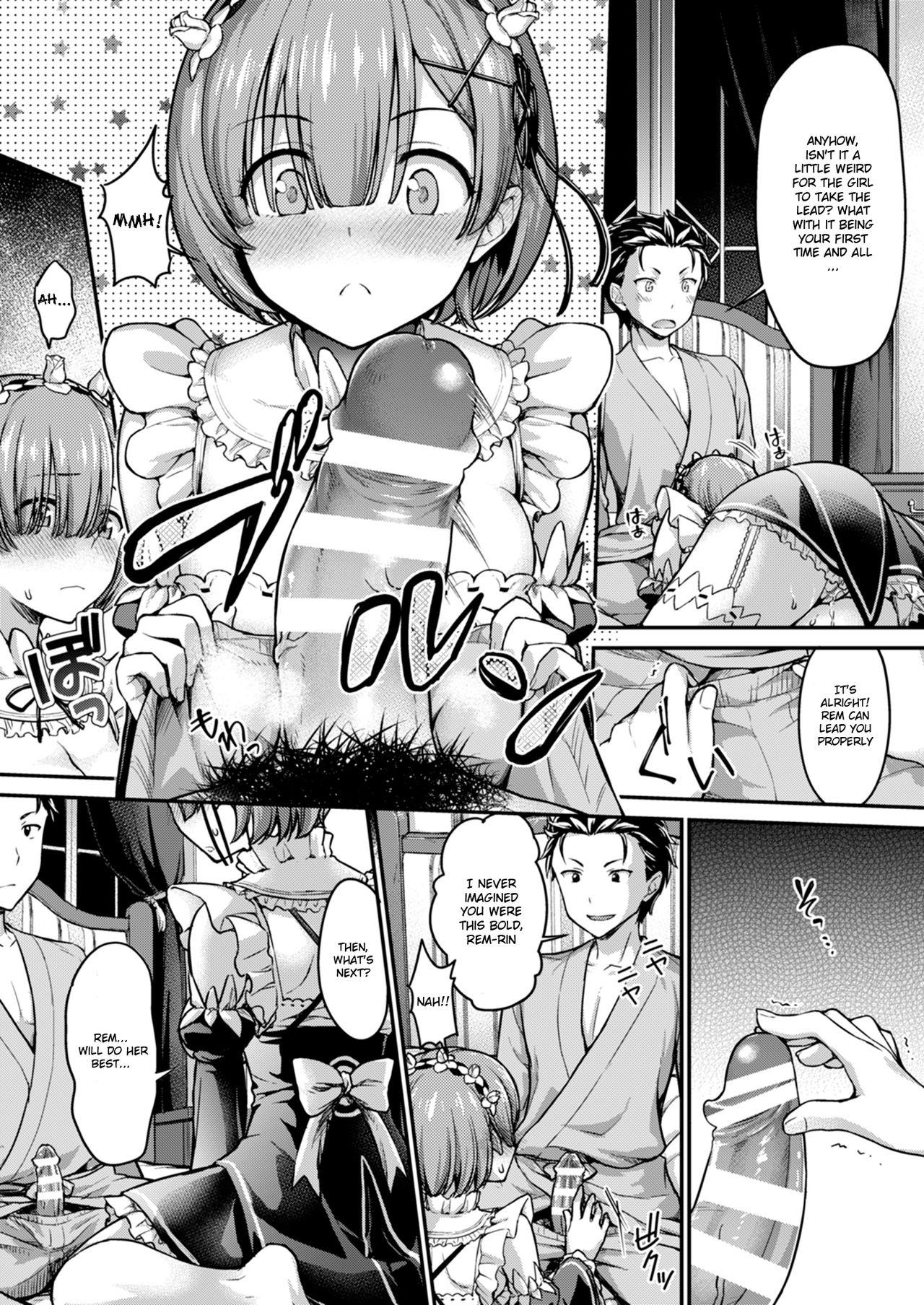 Petite Teenager Ecchi kara Hajimeru Fujun Isei Kouyuu – illicit sexual relationship - Re zero kara hajimeru isekai seikatsu Ejaculations - Page 6