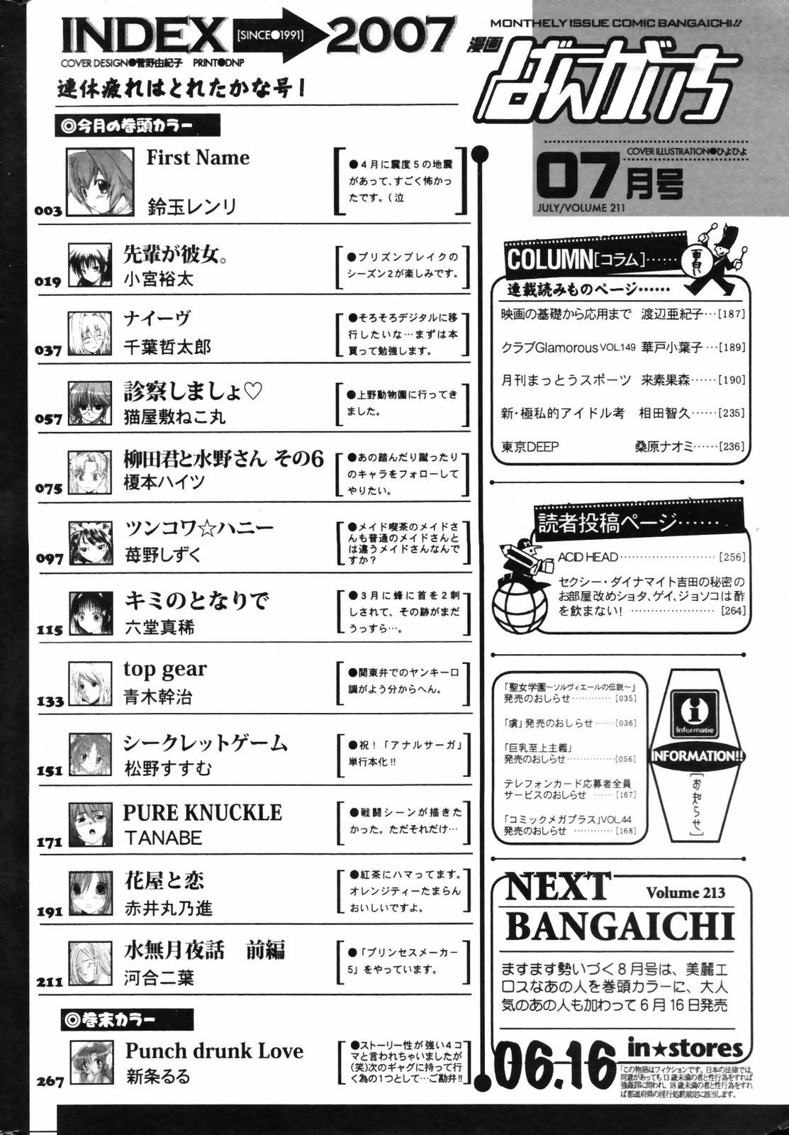 Manga Bangaichi 2007-07 261