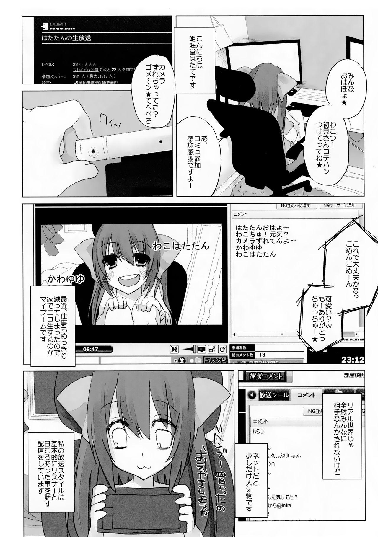 Amateur Sex Tapes Niconama Hata-tan - Touhou project Blackmail - Page 3