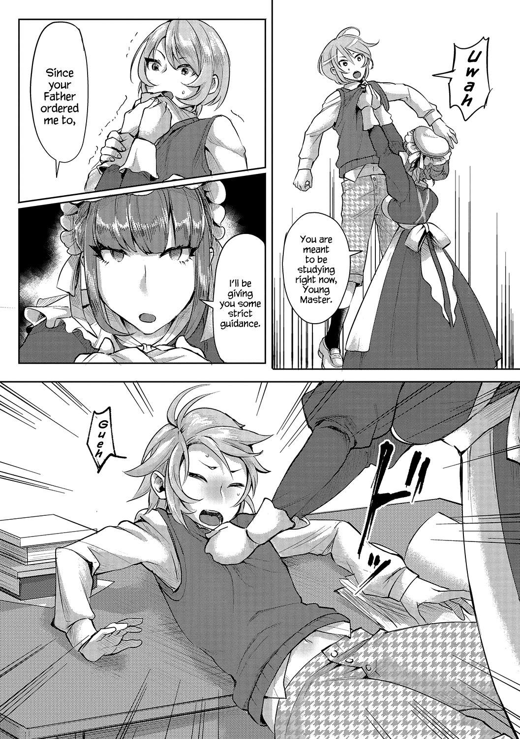 Que Bocchama no Aibou Maid | The Young Master’s Partner Maid Hugecock - Page 4