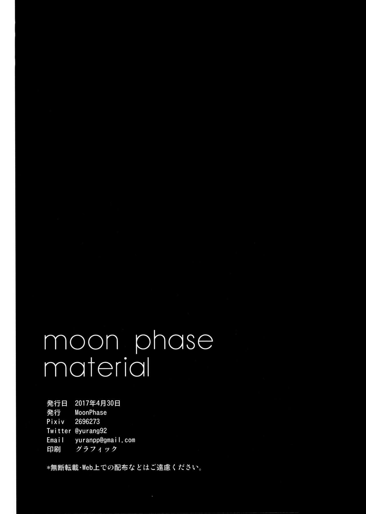 moon phase material 25