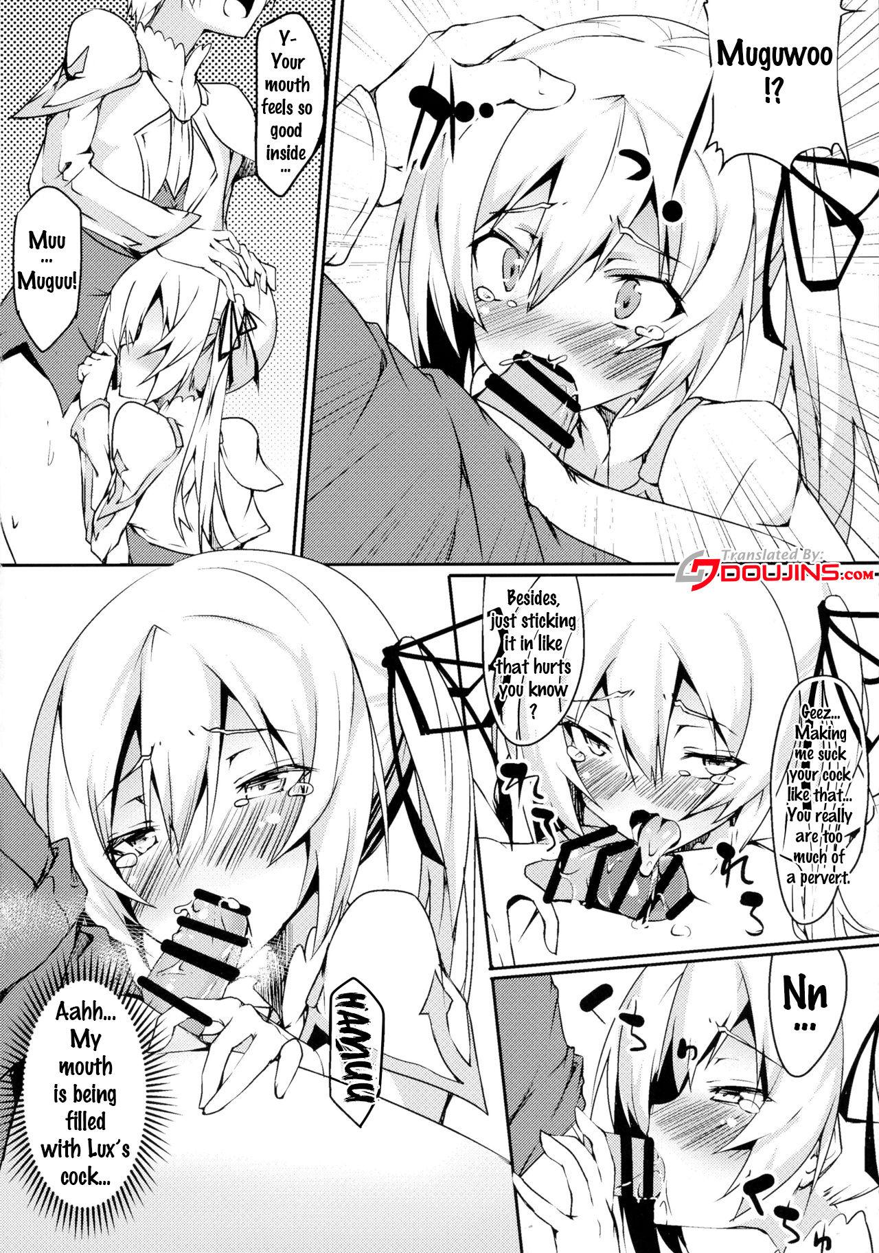 Cocksucker Futanarisha to Kozukurisha - Saijaku muhai no bahamut Negra - Page 6