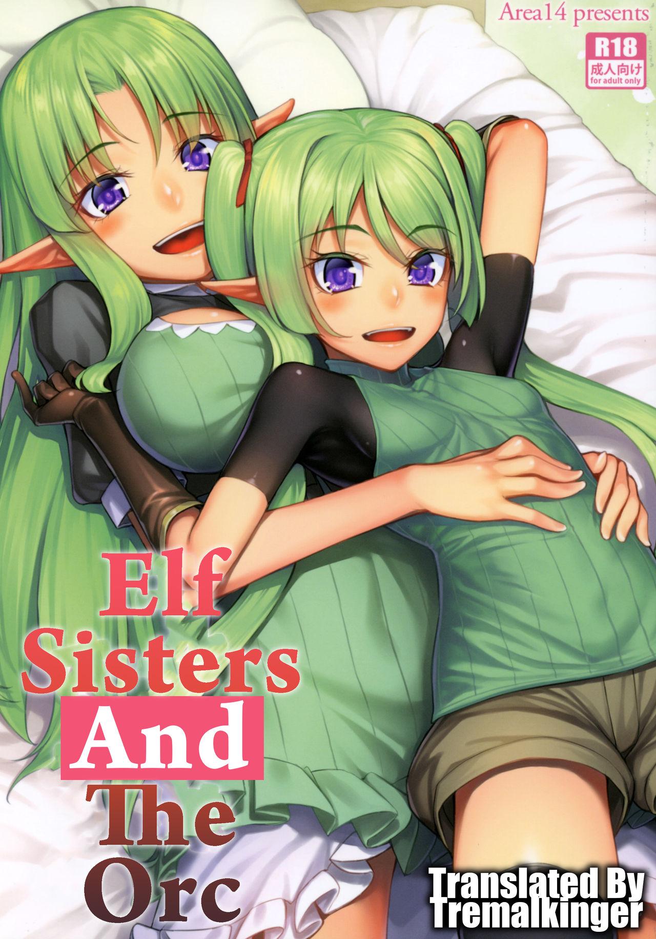 Passionate Elf Shimai to Orc-san | Elf Sisters And The Orc Bubblebutt - Picture 1