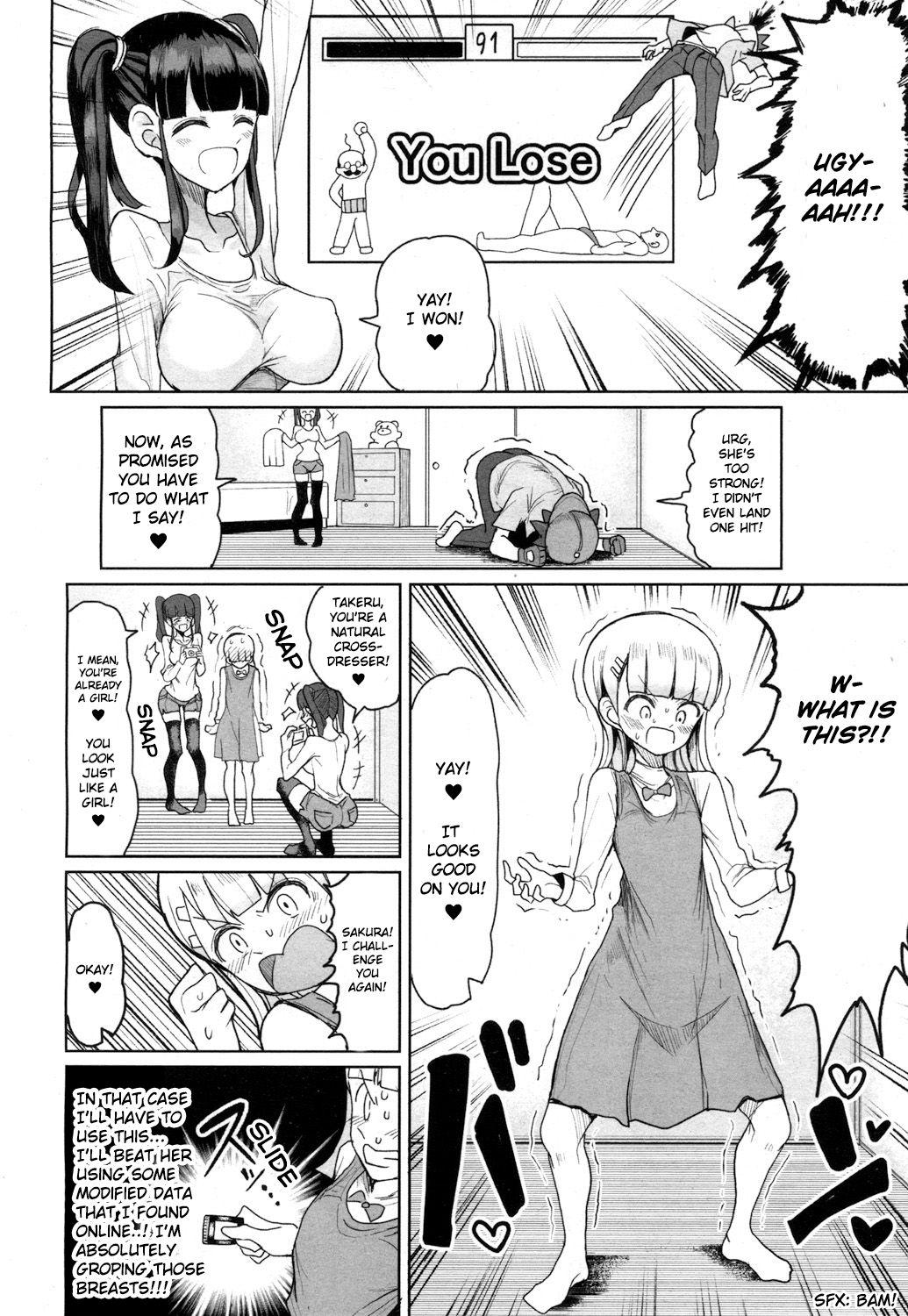 Fellatio Sekai Saikyou no Onna VS Chounai Saikyou no Shounen | The Strongest Girl in the World vs. The Strongest Boy in Town Sluts - Page 4