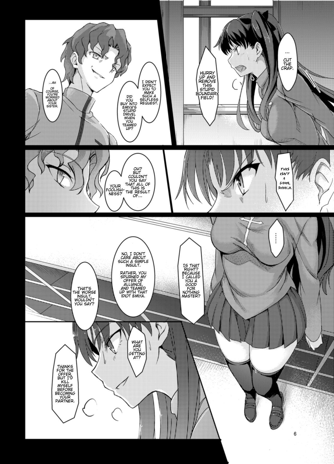 Shoes Rinjoku | Rin's Fall - Fate stay night Gay Fuck - Page 5