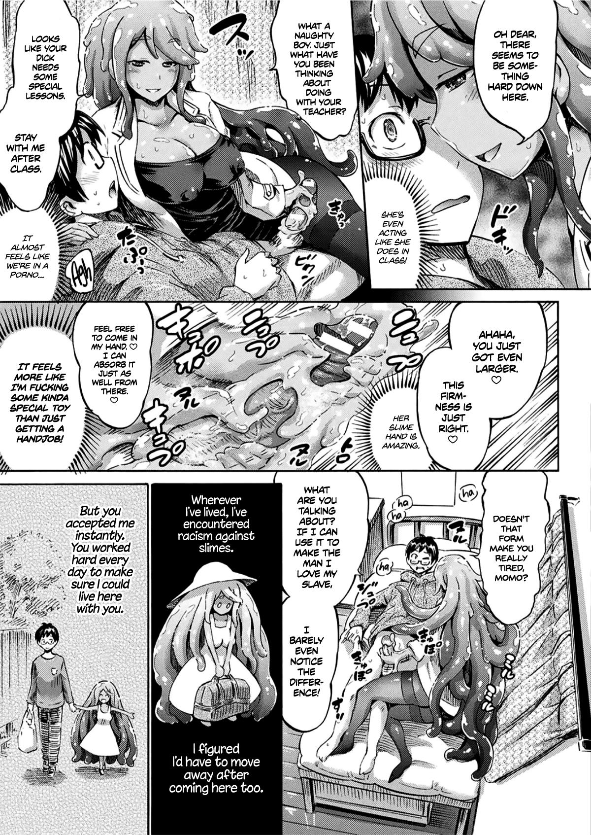 Bigbutt Gimai Sensei Slime Momo-chan | Stepsister Teacher Slimy Momo Real Orgasm - Page 7