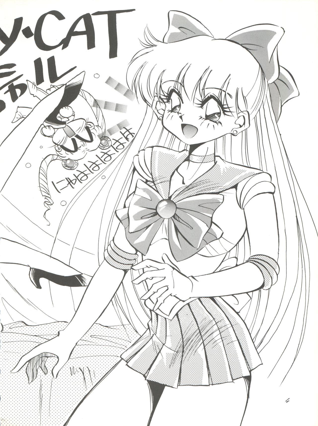 Dirty Talk PUSSY-CAT Special 9 Mada Yaru Sailor Moon R - Sailor moon Sucking Cocks - Page 3