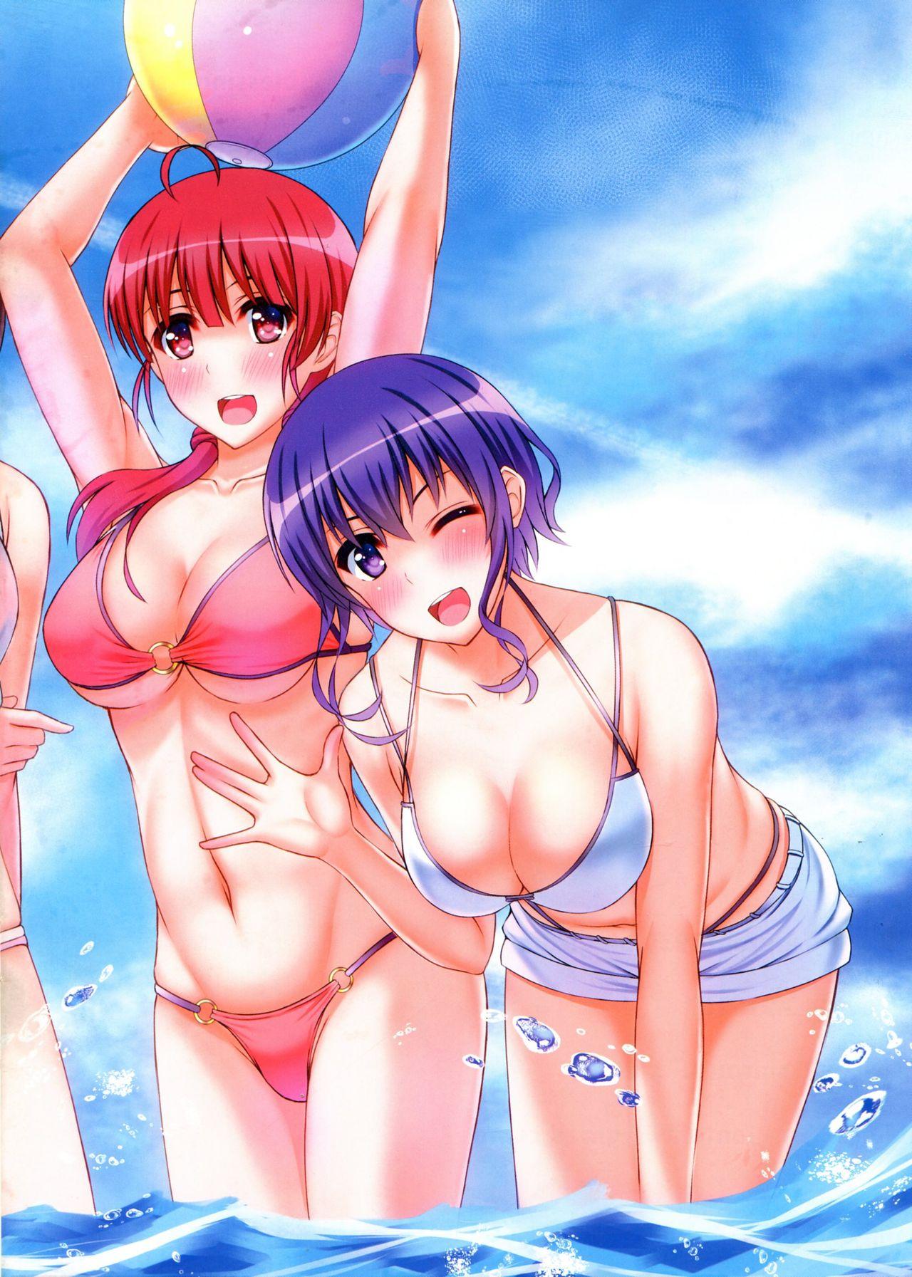 Striptease blessing summer!! - Saenai heroine no sodatekata Outdoors - Page 24