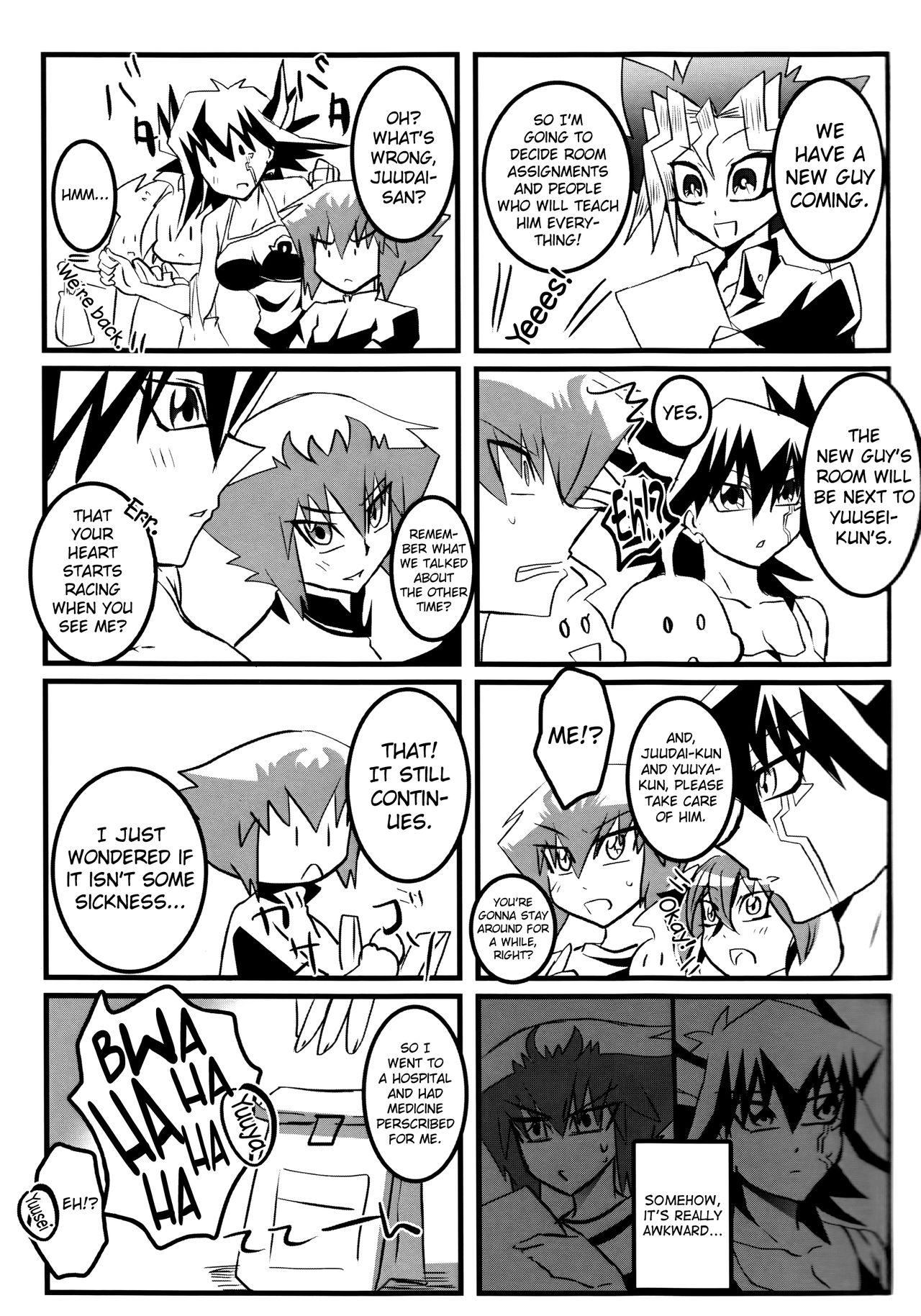 From (Sennen Battle Phase 19) [Monpe Kagekiha (Murako)] Doutei Dai-san to Donkan Sei-san ♀ ga Koibito ni naru made no Yakusuun Hi (Yu-Gi-Oh! GX, Yu-Gi-Oh! 5D's) [English] [biribiri] - Yu-gi-oh 5ds Yu-gi-oh gx Nalgona - Page 11