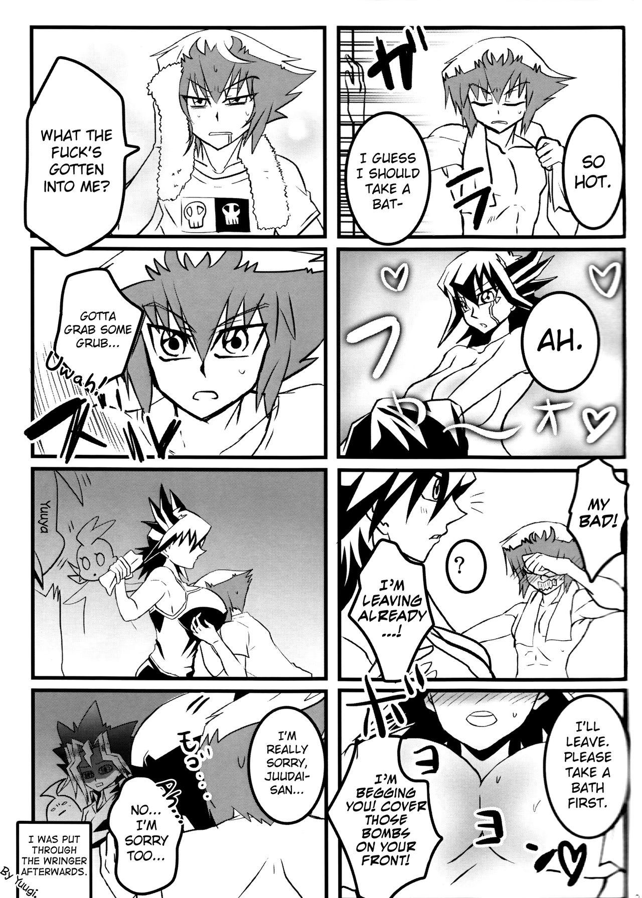 African (Sennen Battle Phase 19) [Monpe Kagekiha (Murako)] Doutei Dai-san to Donkan Sei-san ♀ ga Koibito ni naru made no Yakusuun Hi (Yu-Gi-Oh! GX, Yu-Gi-Oh! 5D's) [English] [biribiri] - Yu-gi-oh 5ds Yu-gi-oh gx Suck - Page 5