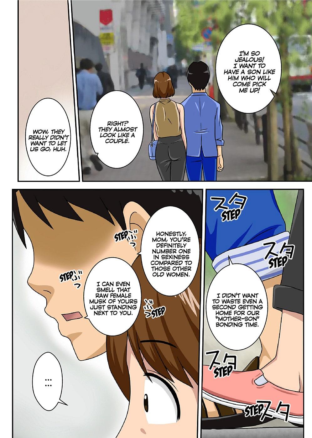 Shoplifter [Freehand Tamashii] Toiu wake de Kaa-san to Kyou mo Bed no Uede, Hada o Awaseru Omo ni Hageshiku | For this Reason I'm Going to be Grinding Intensively Skin-to-Skin Against my Mom Again Today in Bed [English] {ultimaflaral} Star - Page 4