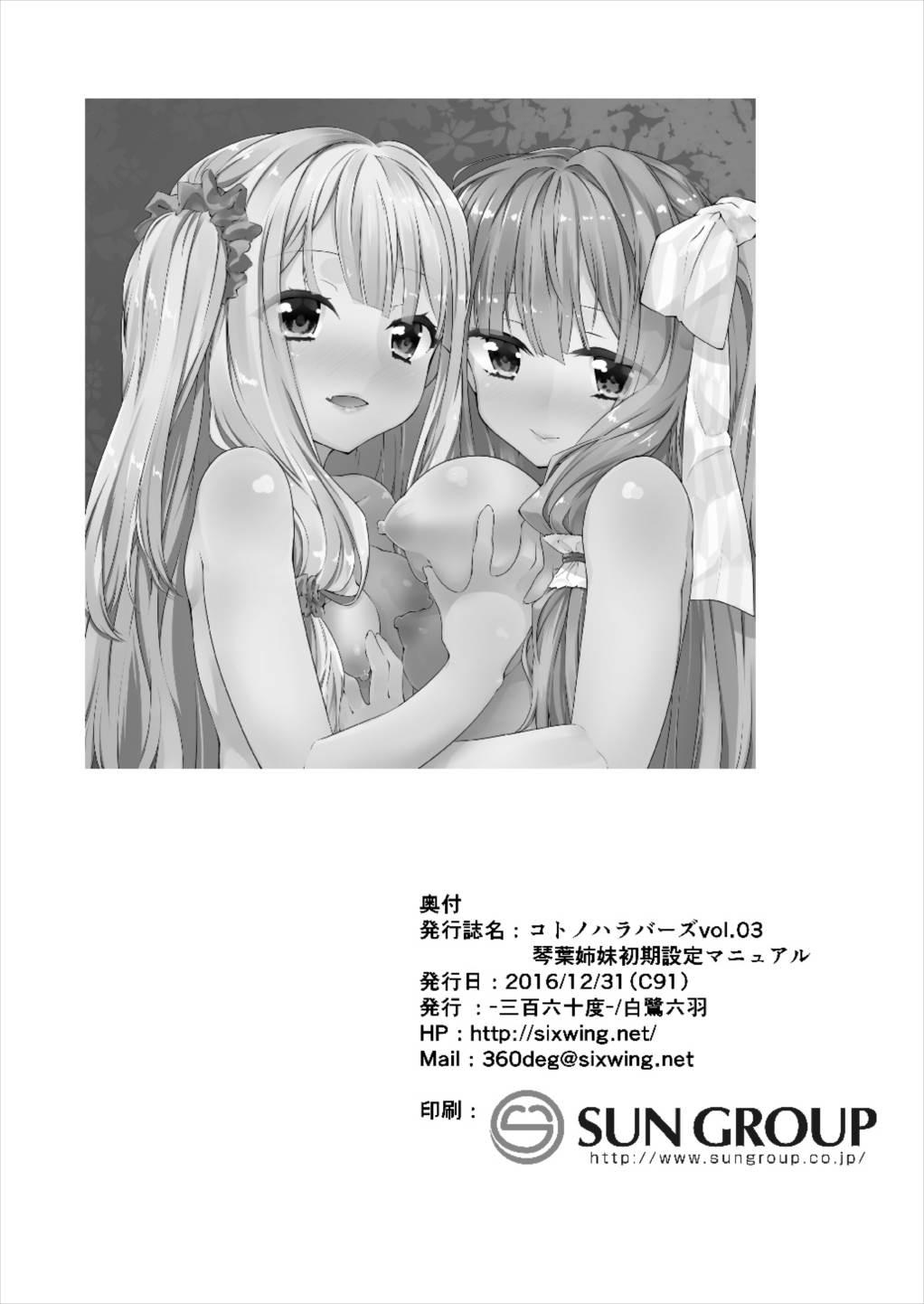 Kotonoha Lovers Vol. 03 - Kotonoha Shimai Shoki Settei Manual 21