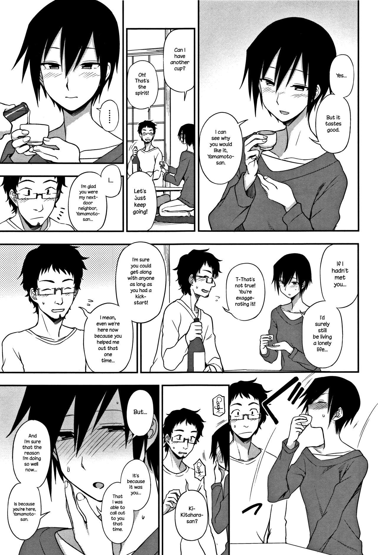 Camera [Kumano Tooru] Otonari-san | Next-Door Neighbor (Kimochi Ii no ga Suki Nandesu) [English] {NecroManCr} Gay Bukkakeboy - Page 9