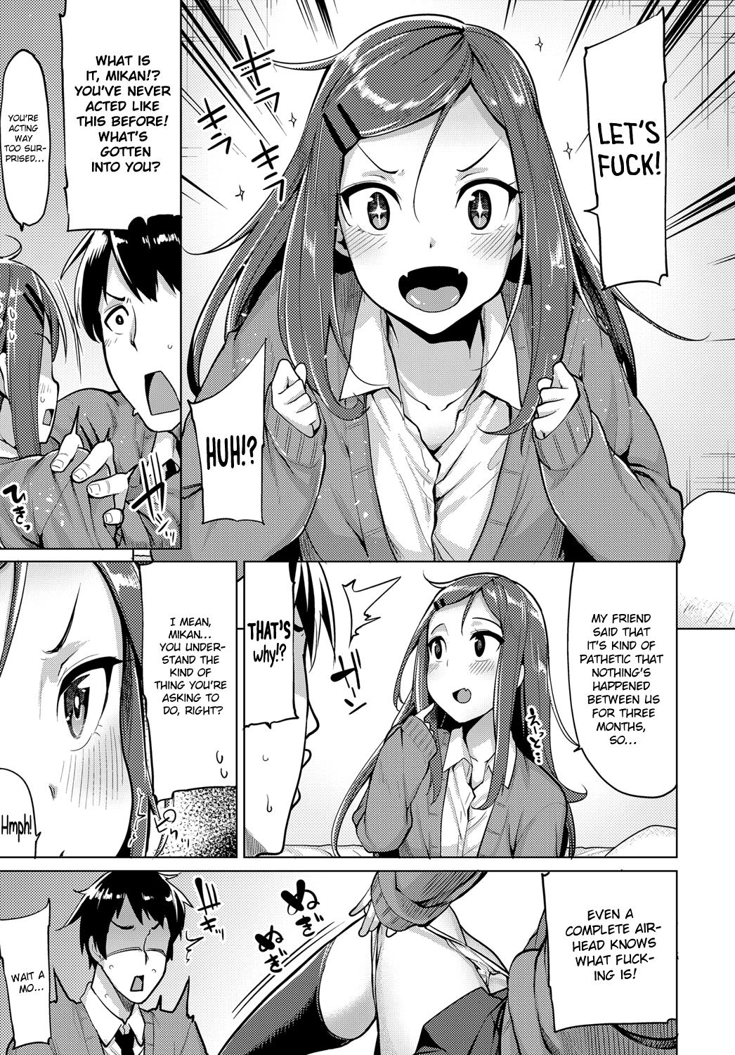 Real [Moketa] Mikan-chan wa H ni Kuwashii | Mikan-chan knows all about sex (COMIC Anthurium 2017-01) [English] [Rotoscopic & Constipat8] [Digital] Tight Cunt - Page 3
