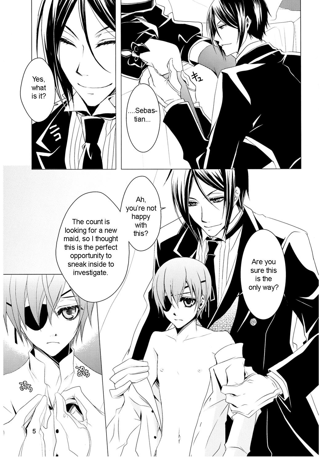 Softcore Shiyounin to Inu - Black butler Hairypussy - Page 6