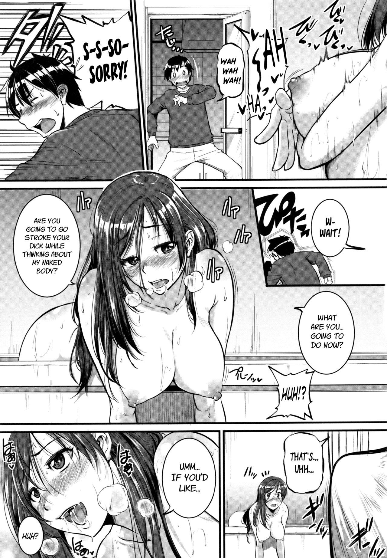 Making Love Porn [Tonnosuke] Aibenki Tonari no Dosukebe Onee-san | The Lady Next Door Ch. 1-3 [English] =TLL+LWB= Nipples - Page 5