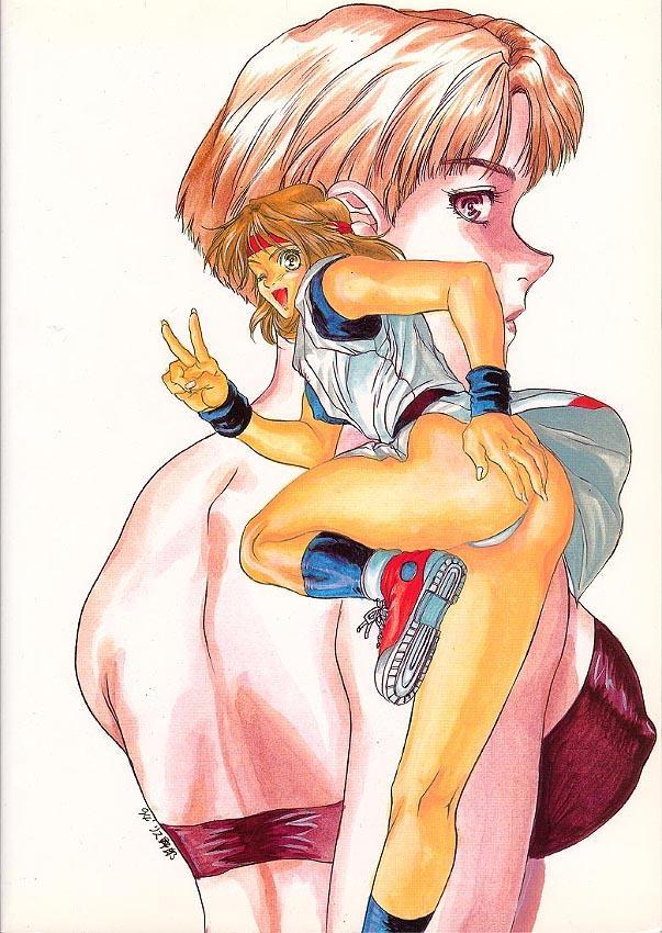 Lesbian Human High-Light Film II Umi - Sailor moon King of fighters Samurai spirits Magic knight rayearth G gundam Macross 7 Giant robo Pervs - Page 54