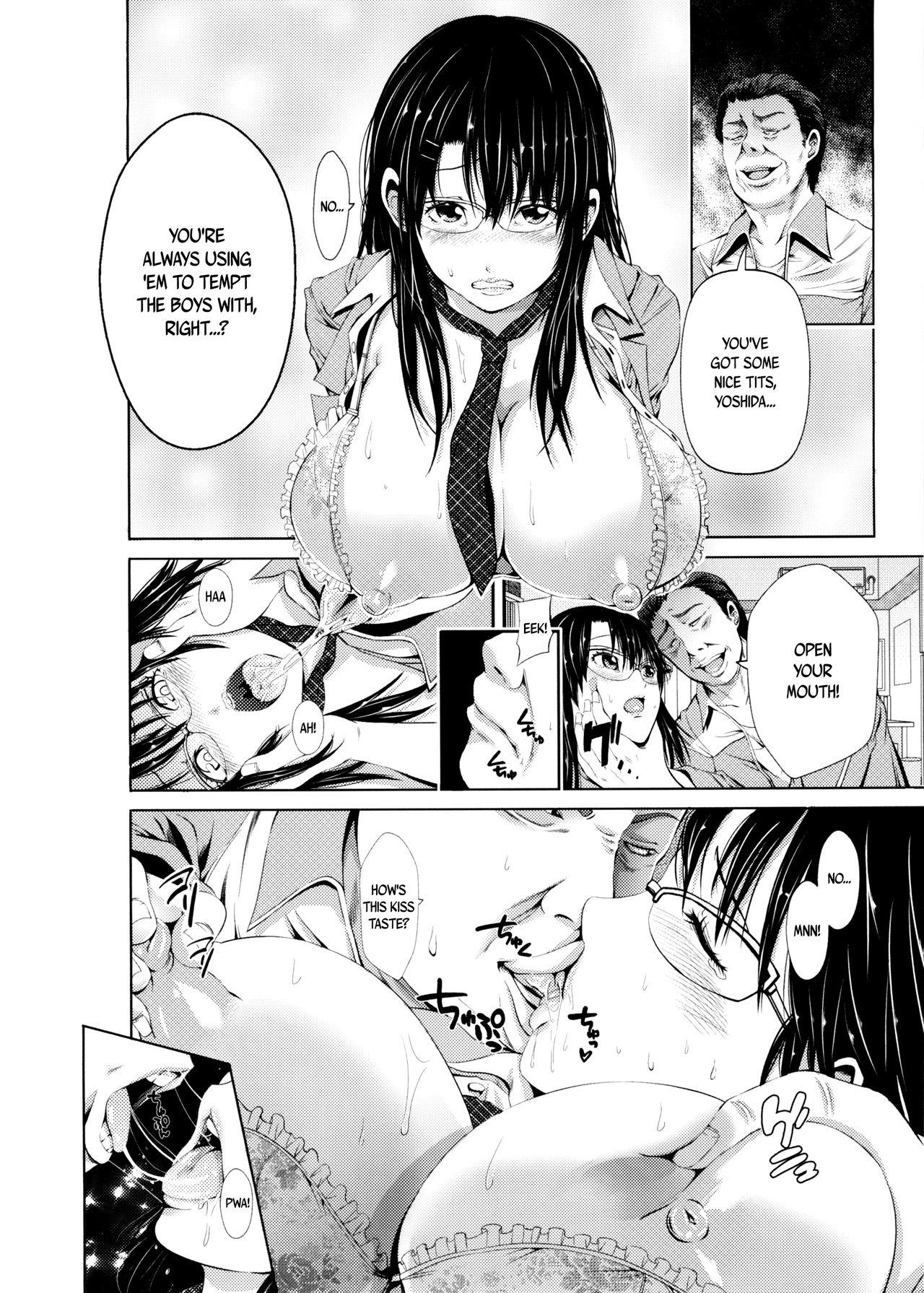 Monster Cock (Tora Matsuri 2015) [Akiba Maou (Akiha@)] Yuutousei no Yoshida-san wa Sensei ni Kankin Sarete Nikubenki ni Narimashita. | Yoshida-San the Honor Student Gets Held Captive and Turned into a Cumdumpster by Sensei [English] [B.E.C. Scans] Sq - Page 6