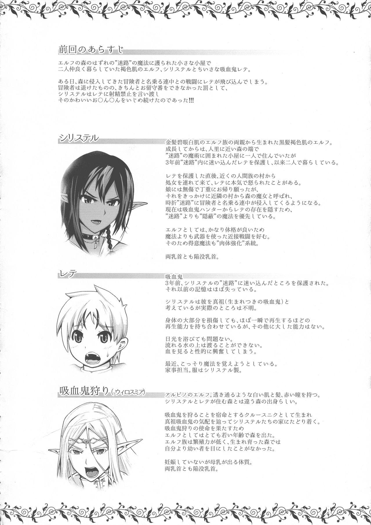 Sislovesme Junpaku Elf to Kasshoku Elf to Chiisana Kyuuketsuki Group Sex - Page 4