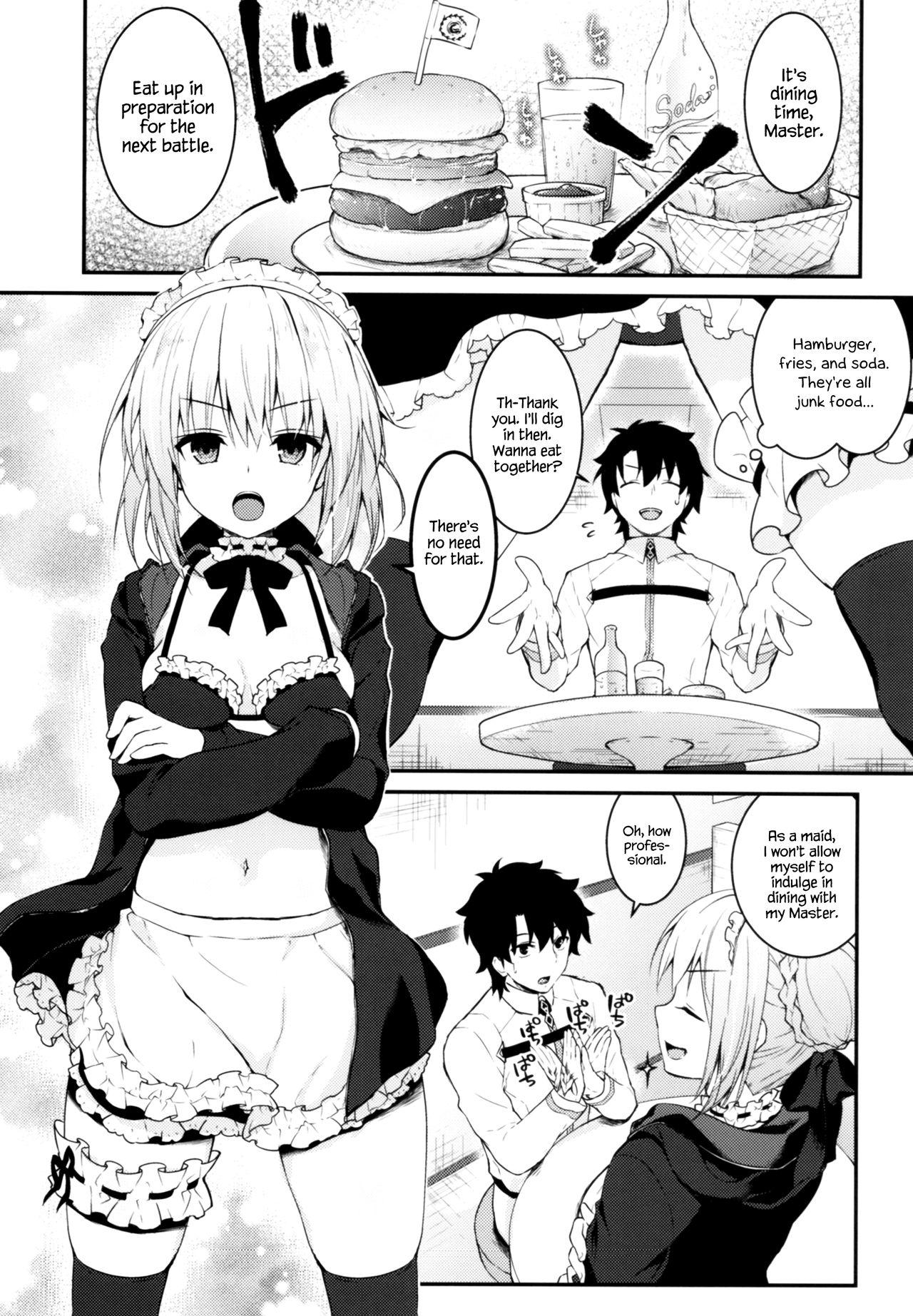 Romantic Maid Alter-san no Gohoushi Seiseikatsu - Fate grand order Black Dick - Page 4