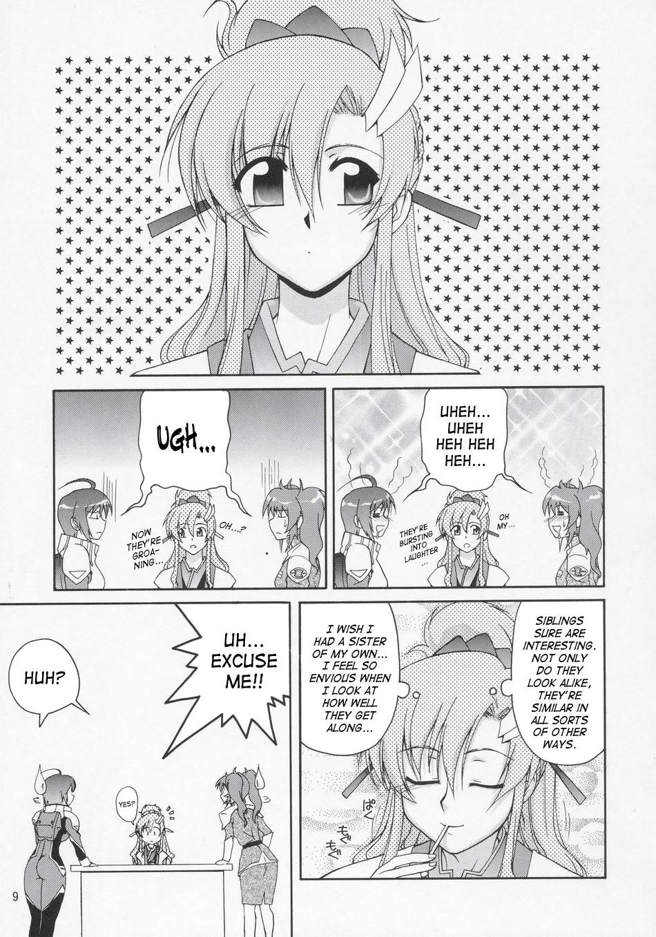 Girl Girl Thank You! Lacus End - Gundam seed destiny Ejaculation - Page 8