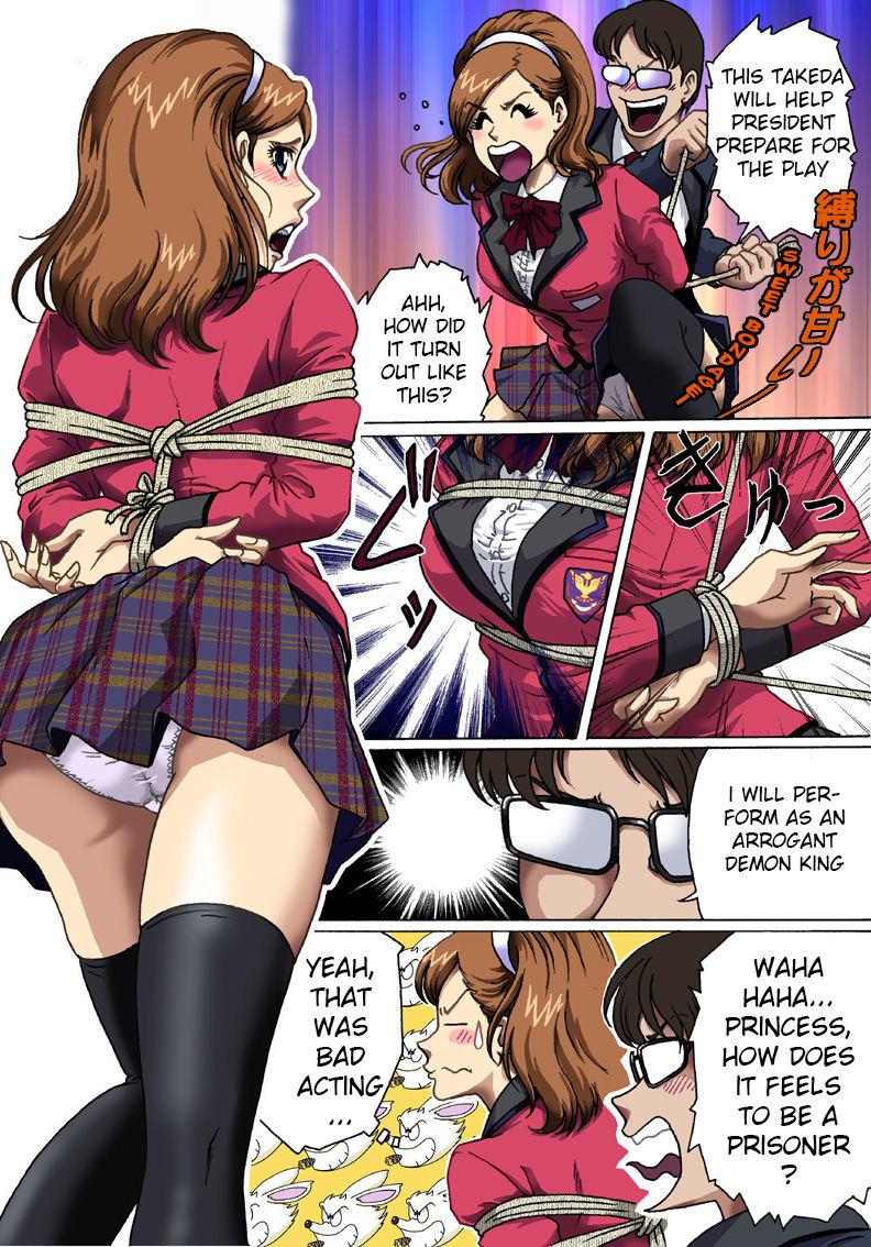 Best Blow Job Toraware no Seito Kaichou | Imprisonment of Student Council President - Original Sapphic Erotica - Page 8