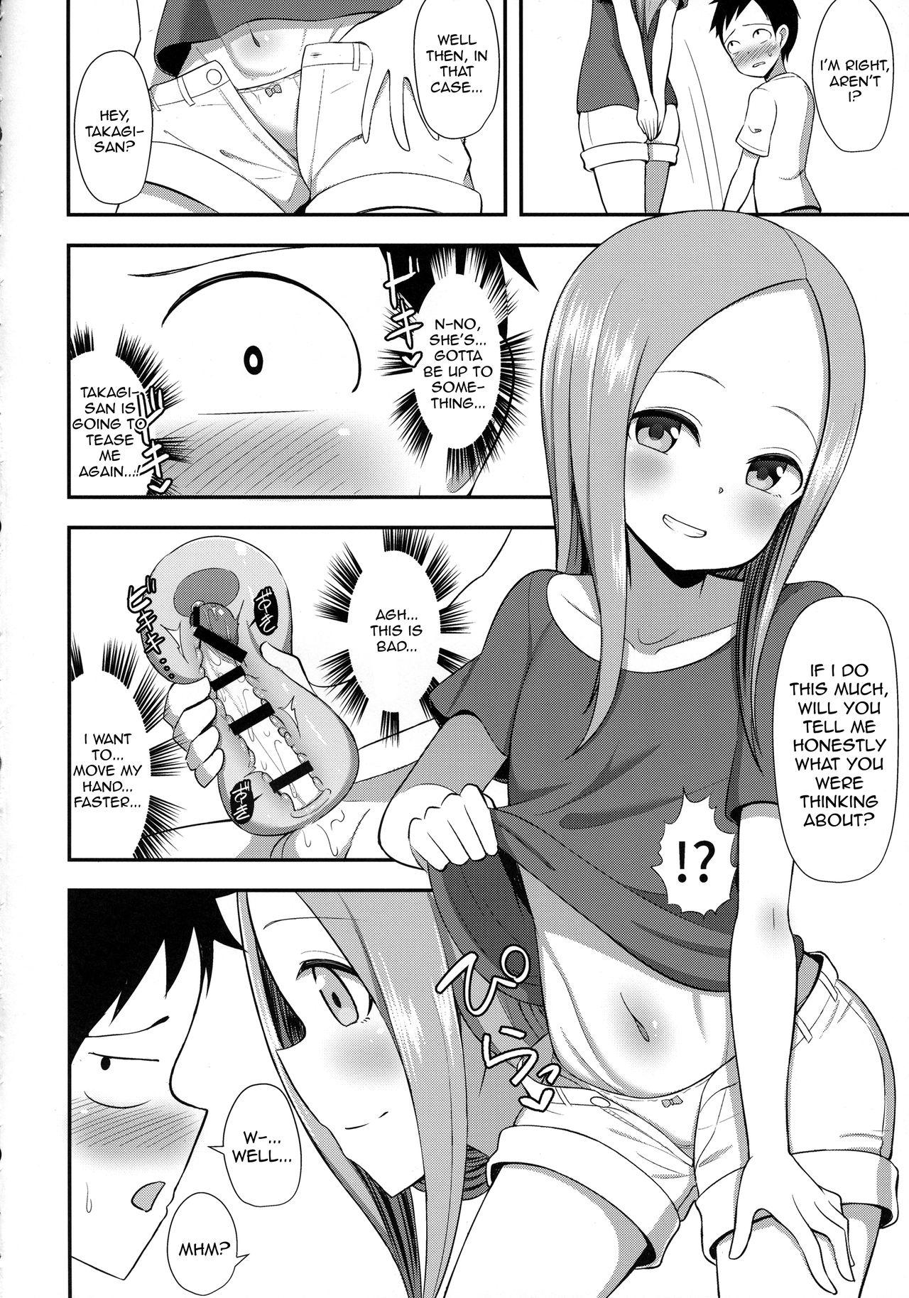 Hot Sluts Takagi-san to Onahole - Karakai jouzu no takagi san POV - Page 7