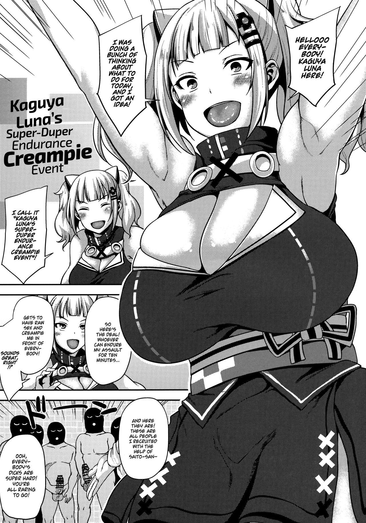 Safada Kaguya Luna no SugoTech Gaman Dekireba Nakadashi H Tight Ass - Page 4