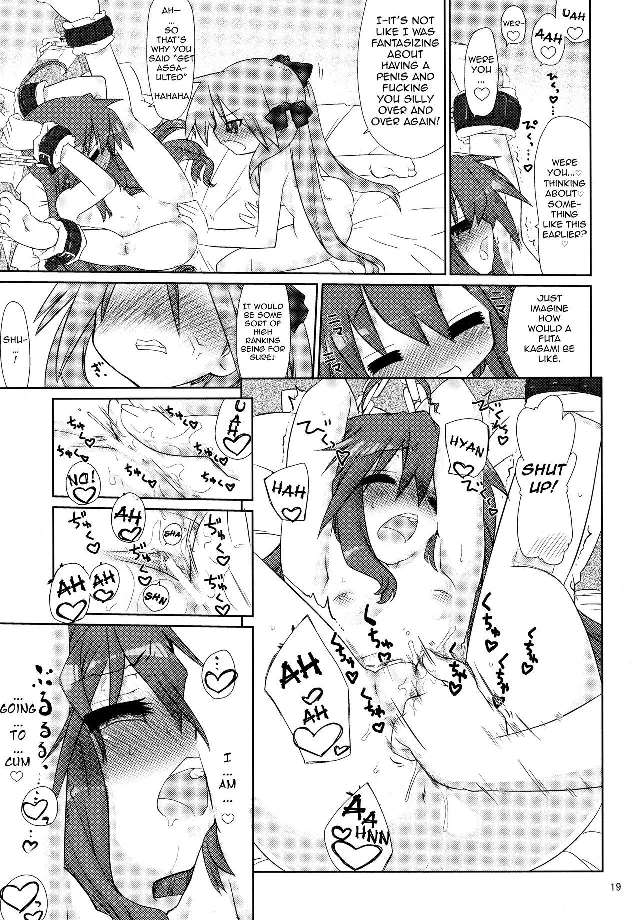 Ijiwaru Kagami. Ijirare Konata. | Meanie Kagami. Teased Konata. 18