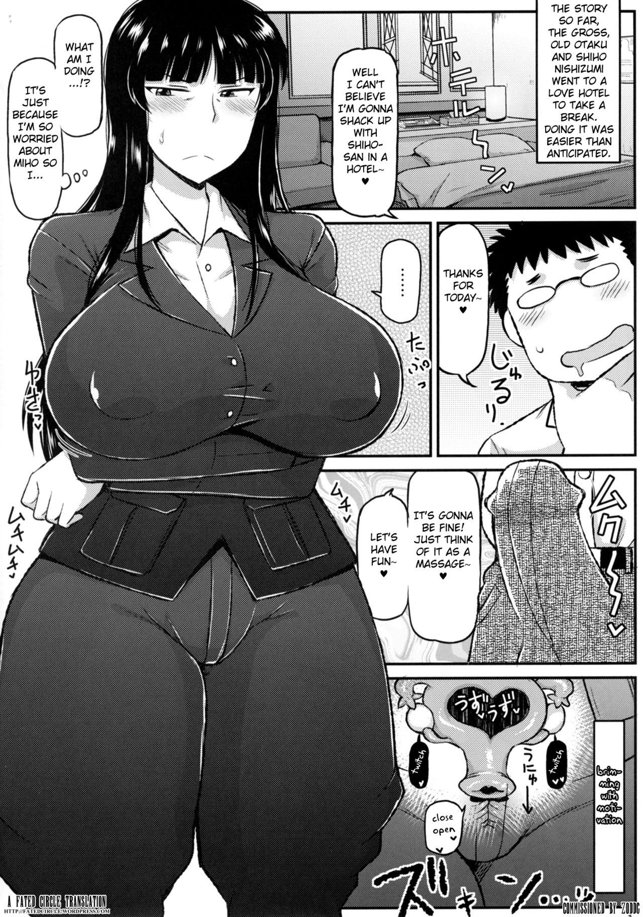 Hindi Girl?s & Semen III Nishizumi Shiho no Moteamashita Ureure Body o Chuunen Chinpo de Soutou Sakusen! Iemoto Ransou ni Idenshi Seichuu Butai Shinkou Kaishi - Girls und panzer Blowjob - Page 4