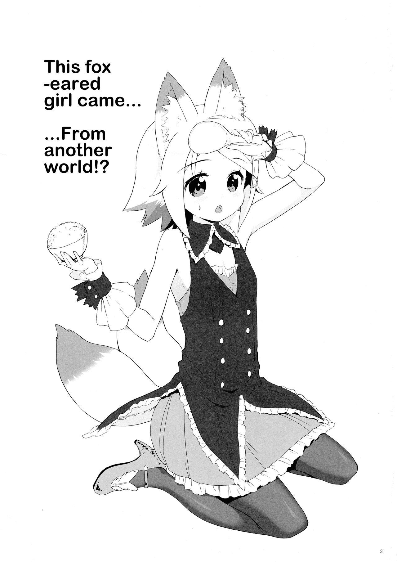 (SC62) [Saboten Binta (Kawakami Kou)] Kitsune-mimi no Onnanoko ga Isekai kara Kite Kureta sou desu yo!? | This fox-eared girl came… From another world!? (Mondaiji-tachi ga Isekai kara Kuru sou desu yo) [English] [KonKon] 2
