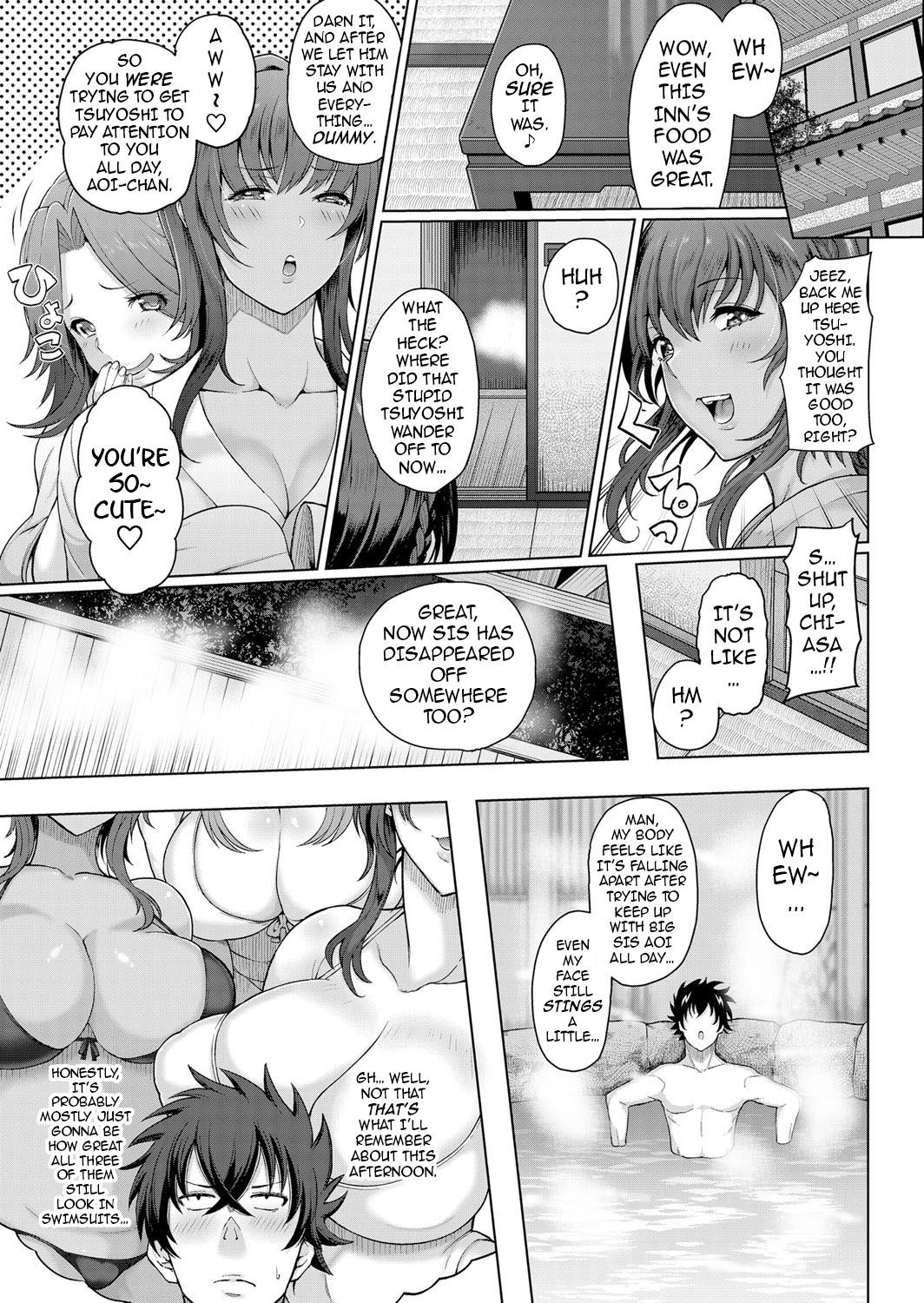 Colombian [Tawara Hiryuu] Toshiue Zukushi Jukushita Sanshimai 1 -Hoshigari Miboujin to Ore- | The Three Older, Mature Sisters Next Door 1 -The Frustrated Widow and Me- (COMIC Grape Vol. 59) [English] {darknight} Japan - Page 5