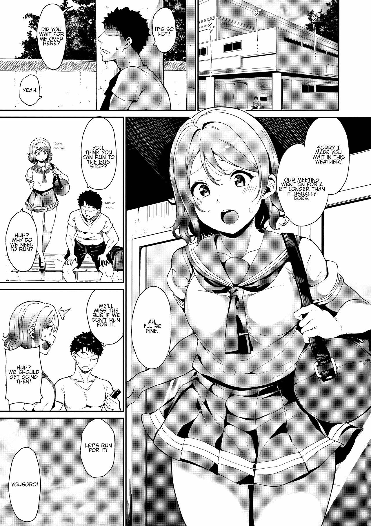 Eating Pussy Watanabe no Kyuujitsu | You's Day Off - Love live sunshine Dutch - Page 2