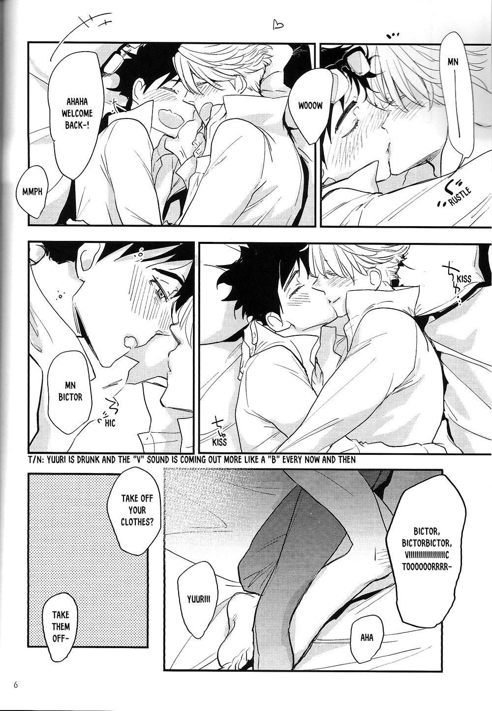 Squirting After banquet! - Yuri on ice Hair - Page 5