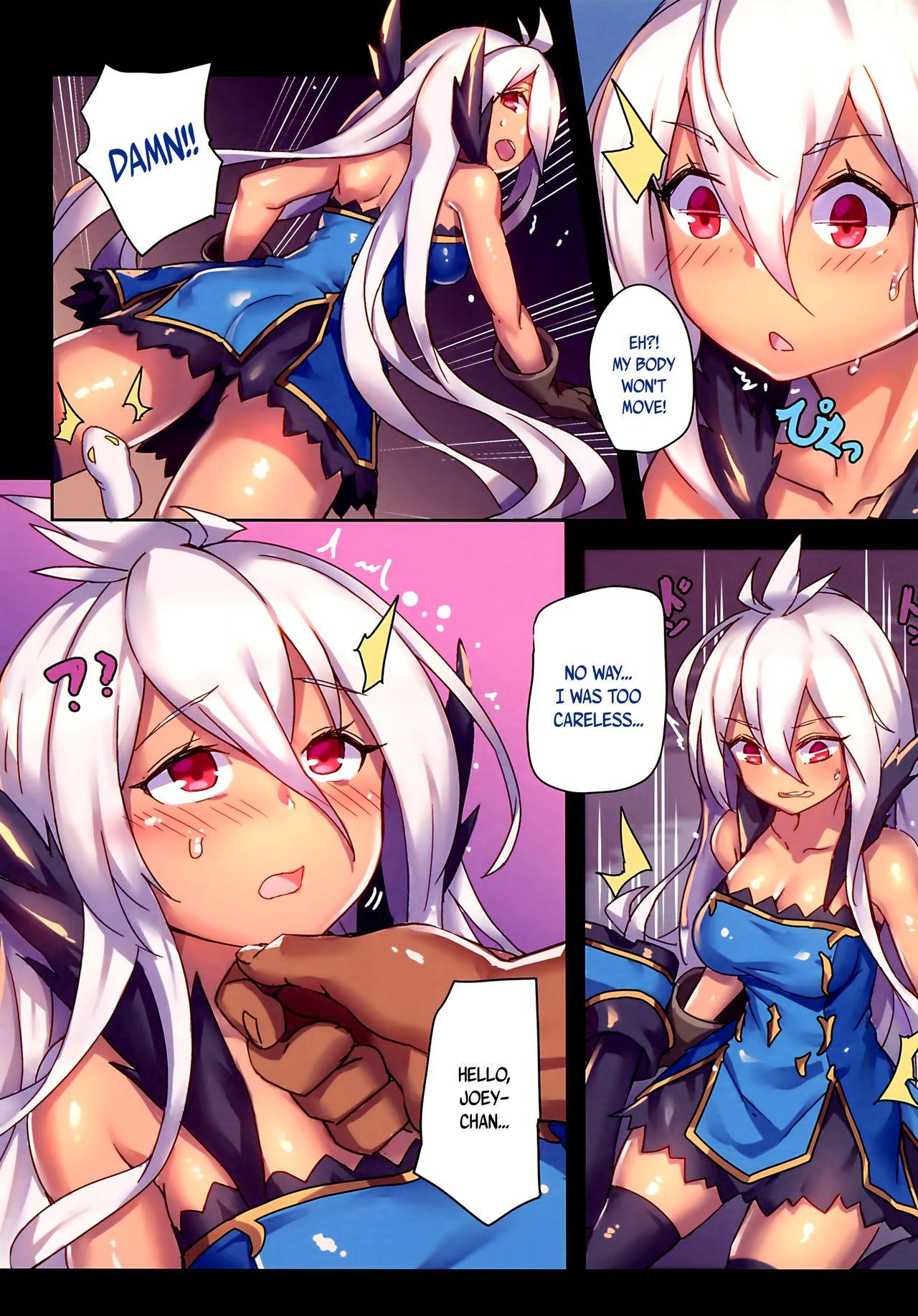 Negra Star Demon Forced to Orgasm - Granblue fantasy Guyonshemale - Page 9