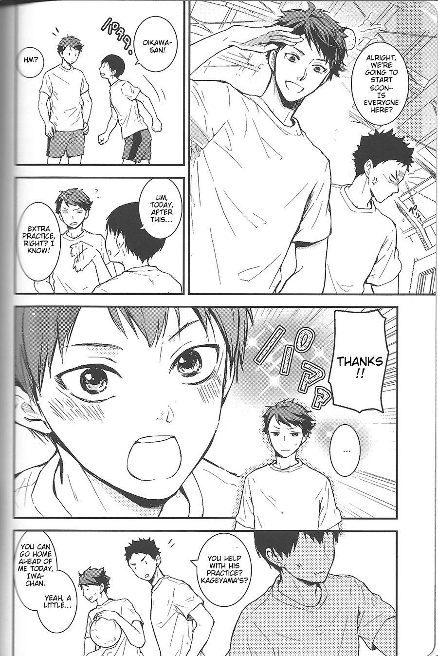 Facefuck Odaiji ni! | Get Well Soon! - Haikyuu Gay Public - Page 4